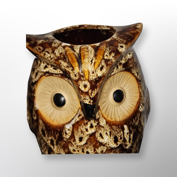 Ceramic Owl Vase - Picture 8 of 8